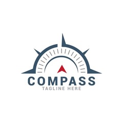 compass adventure logo icon vector template.