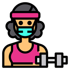 Trainer line icon