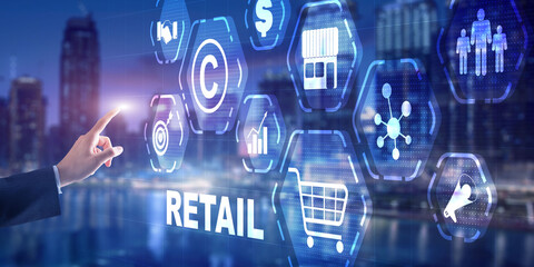Online retail business. Marketing on social media network platform