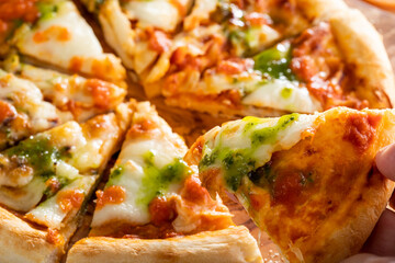 フレッシュモッツァレラのピッツァマルゲリータ