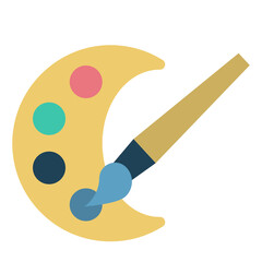 colorpalette flat icon