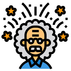 Professor line icon