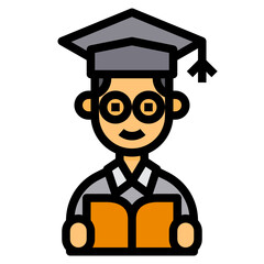 Student line icon