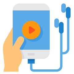 Music Player flat icon