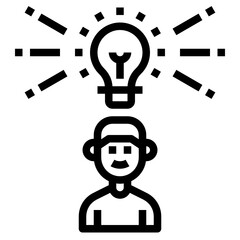 Idea line icon