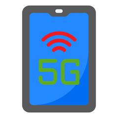 smartphone flat style icon