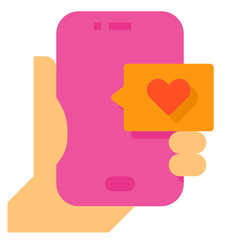 Smartphone flat icon