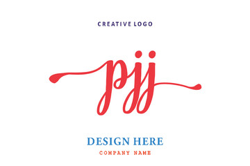 PJJ lettering logo is simple, easy to understand and authoritative
