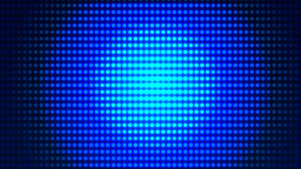 Dot  white blue pattern screen led light gradient texture background. Abstract  technology big data digital background. 3d rendering.