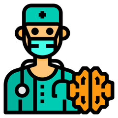 Doctor line icon