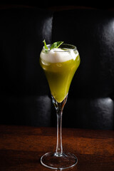 tasty mocktail in the restaurant