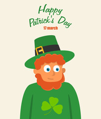 flat design Saint Patrick's Day background