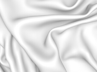 Obraz premium Abstract white fabric texture background