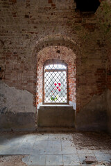 Fototapeta premium interior of an abandoned temple