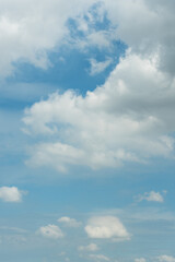 The sky and clouds of the day