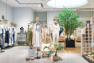 Women's fashion store in the shopping center