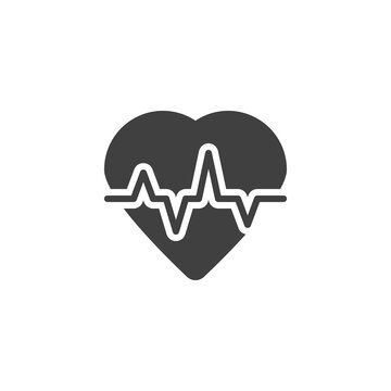 recommend clip art: Heartbeat vector icon