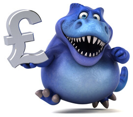 Fun trex - 3D Illustration © Julien Tromeur