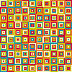 Abstract Geometric Pattern generative computational art illustration