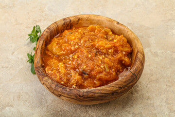 Caucasian cuisine - Mangal salad with vegetables