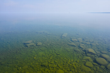 Coast of Lake Baikal in Siberia