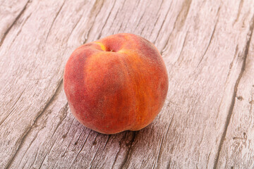 Fresh ripe sweet peach fruit