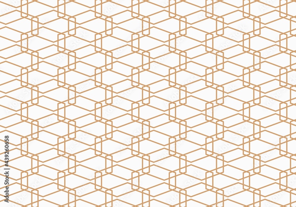 Poster geometric seamless pattern with lines. abstract vector background. white and yellow geometric textur