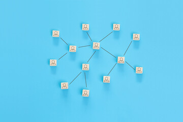 Conceptual image of creating a new business