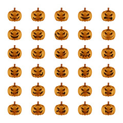 Gradient icons for pumpkin.