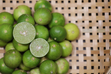 limes in the basket