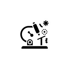 Biology icon in vector. Logotype