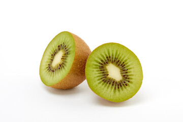 Fototapeta premium Kiwi fruit on a white background 흰 배경 위의 키위 과일