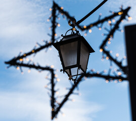 old street lamp
