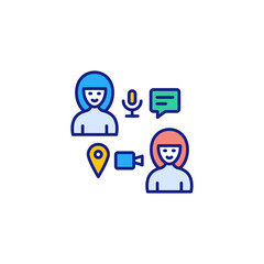 Fototapeta premium Share Lesson icon in vector. Logotype