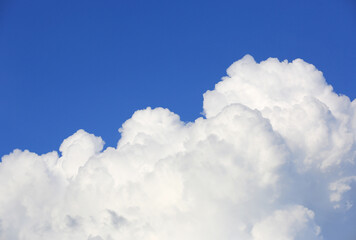 Naklejka na ściany i meble summer clouds in blue sky
