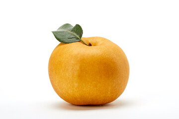 Pear on a white background, fruit.
흰 배경 위의 배, 과일