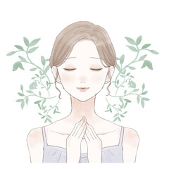 インナーケアをする女性のイメージ