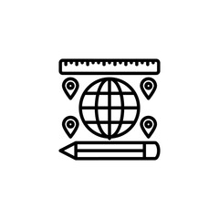 Distance Education icon in vector. Logotype