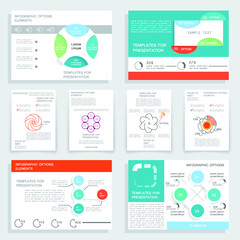 Templates for presentation, charts and graphs