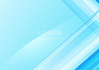 Abstract soft blue geometric diagonal overlay layer background.