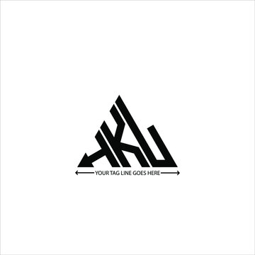 H K L letter logo creative design. H K L unique design