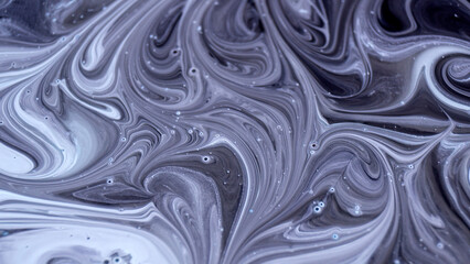 The colors of the aqueous ink are translucent. Abstract multicolored marble texture background