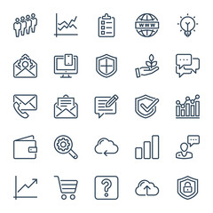 Outline icons for SEO & Web.