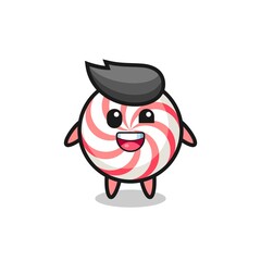 illustration of an candy character with awkward poses