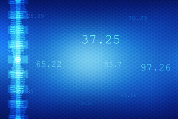 Business Growth graph on technology background, Futuristic raise arrow chart digital transformation abstract technology background. Big data and business growth currency stock and investment economy	