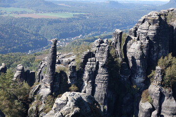 Die 'Tante' in den Schrammsteinen