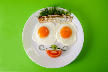 Happy english breakfast face