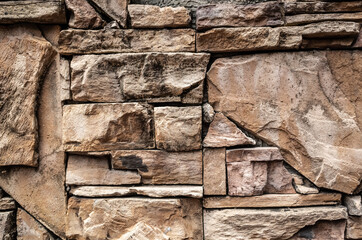 stone stacked wall background