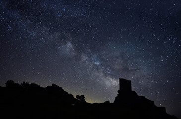 via lactea y cielo estrellado 