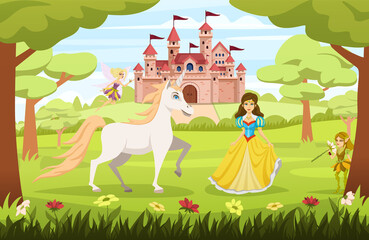 Fairy Tale Characters Composition